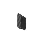 Geesa Shift Black | Towel Hook Medium With Horizontal Stripe Pattern Black