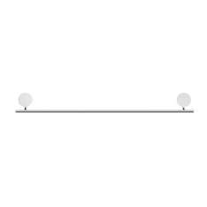 Geesa Opal Chrome | Towel rail 60 cm Chrome