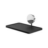 Geesa Opal Chrome | Bathroom shelf 19 cm Chrome