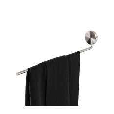 Geesa Opal Brushed stainless steel | Towel rail with 1 arm Brushed stainless steel