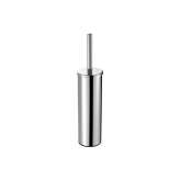 Geesa Nemox Chrome | Toilet Brush And Holder Freestanding Chrome (Black Brush Head)