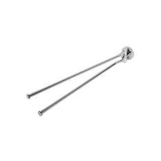 Geesa Nemox Chrome | Towel Rail With 2 Arms Chrome