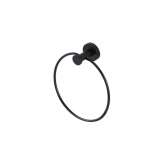 Geesa Nemox Black | Towel Ring Black