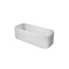 Geesa Frame White Chrome | Shower Basket / Bathroom Shelf 25cm White