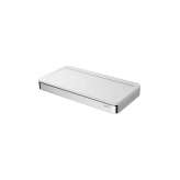 Geesa Frame White Chrome | Bathroom Shelf Universal 21cm White / Chrome