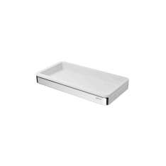 Geesa Frame White Chrome | Bathroom Shelf 21cm White / Chrome