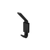 Geesa Frame Full Black | Towel Hook Double Black