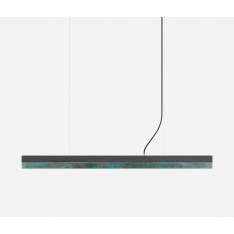 GANTlights [C1] dark Concrete & Oxidised Copper (L122cm)