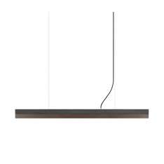 GANTlights [C1] dark Concrete & Corten Steel (L122cm)