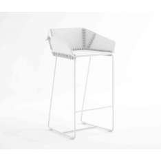Gandiablasco Textile Counter Stool with Backrest