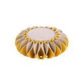 GAN Ruff Pouf Low Yellow 5