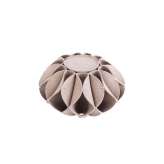 GAN Ruff Pouf High Grey 1