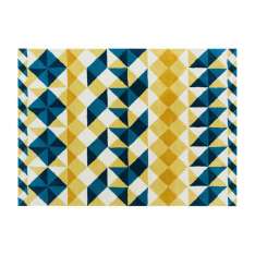 GAN Mosaïek Hand Tufted Rugs Yellow 1