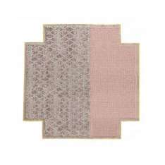 GAN Mangas Space Rug Rhombus Square Pink 9