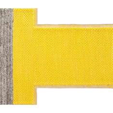 GAN Mangas Space Rug Plait Yellow 1