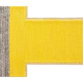 GAN Mangas Space Rug Plait Yellow 1