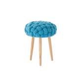 GAN Knitted Stool Blue 2