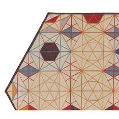 GAN Hexa Rug Orange 1