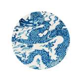 GAN Blue China Rug White 2