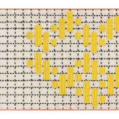 GAN Bandas Single Rug C Yellow 15