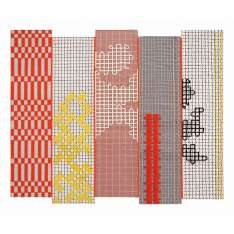 GAN Bandas Rug Orange 300 6