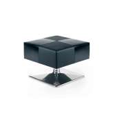 Gamma & Bross Black Pouff | MG BROSS Pouff