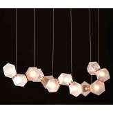 Gabriel Scott WELLES GLASS Long Chandelier