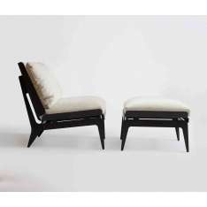 Gabriel Scott BOUDOIR Chair & Ottoman