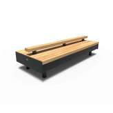 FURNS AROS 2300 Double + backrest 8 seater