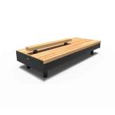 FURNS AROS 2300 Double + backrest 8 seater