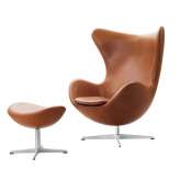 Fritz Hansen Egg™ | Lounge chair + Foot stool 3316 + 3127