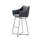 Freifrau MANUFAKTUR Rubie | Bar Armchair High with wire frame