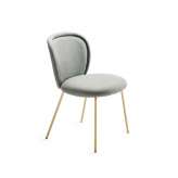 Freifrau MANUFAKTUR Ona | Side Chair with 4-legs steel frame