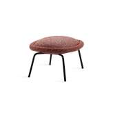 Freifrau MANUFAKTUR Ona | Ottoman with 4-leg steel frame