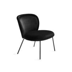 Freifrau MANUFAKTUR Ona | Cocktail Chair with 4-legs steel frame