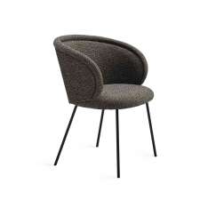 Freifrau MANUFAKTUR Ona | Armchair with 4-legs steel frame