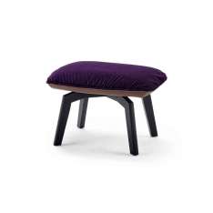 Freifrau MANUFAKTUR Marla | Ottoman with wooden frame