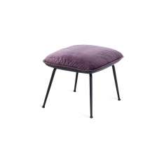 Freifrau MANUFAKTUR Marla | Ottoman with 4-legs steel frame