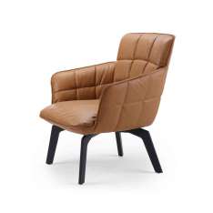 Freifrau MANUFAKTUR Marla | Easy Chair Low with wooden frame