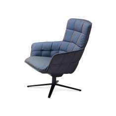 Freifrau MANUFAKTUR Marla | Easy Chair High with x-base frame