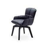 Freifrau MANUFAKTUR Marla | Armchair Low with wooden frame