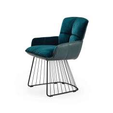 Freifrau MANUFAKTUR Marla | Armchair Low with harp frame