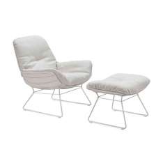 Freifrau MANUFAKTUR Leyasol | Outdoor | Lounge Chair with Ottoman