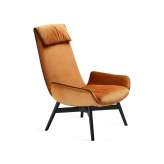 FREIFRAU MANUFAKTUR Amelie | Lounge Chair with wooden frame with cross
