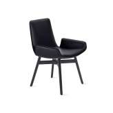 FREIFRAU MANUFAKTUR Amelie | Armchair Low with wooden frame with cross