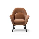 Fredericia Furniture Swoon Lounge Petit Wood Base