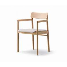 Fredericia Furniture Post Chair - Seat Upholstered