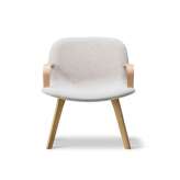 Fredericia Furniture Eyes Lounge Wood Base Armchair
