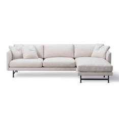 Fredericia Furniture Calmo 3 Seater Chaise 80 Metal Base
