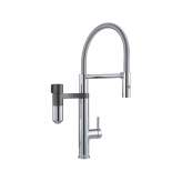 Franke Home Solutions Vital 2in1 Water Fitration Tap Semi Pro U Spout Chrome-Gun Metal